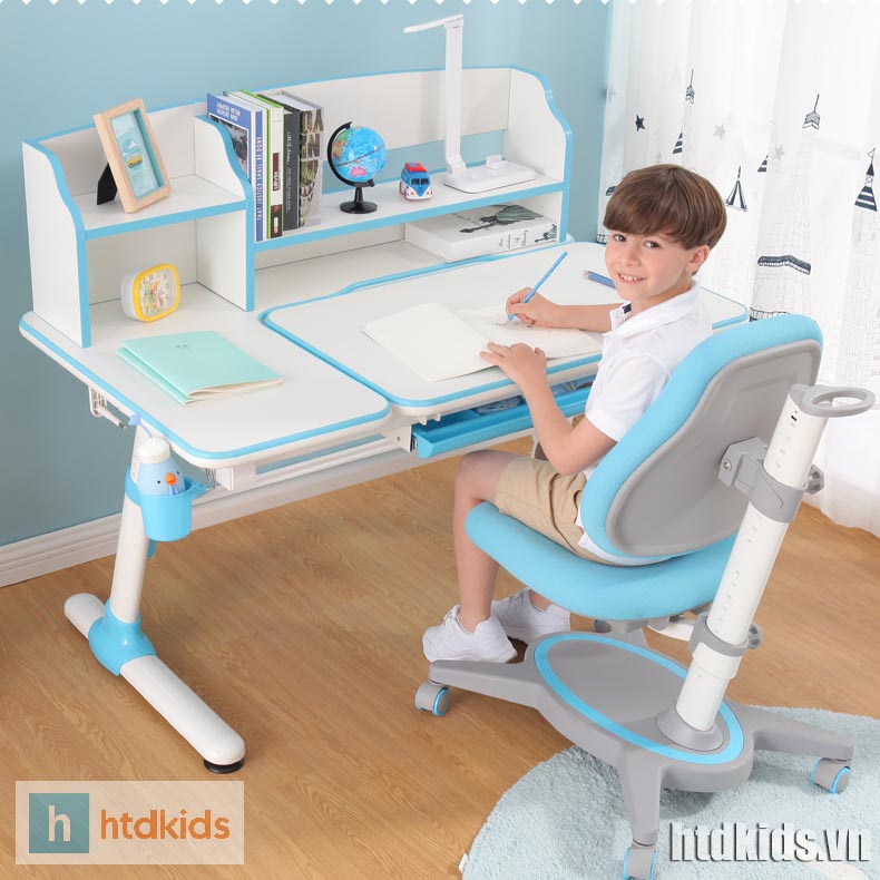 Bộ bàn ghế học sinh chống gù chống cận HTDkids E503+MC203