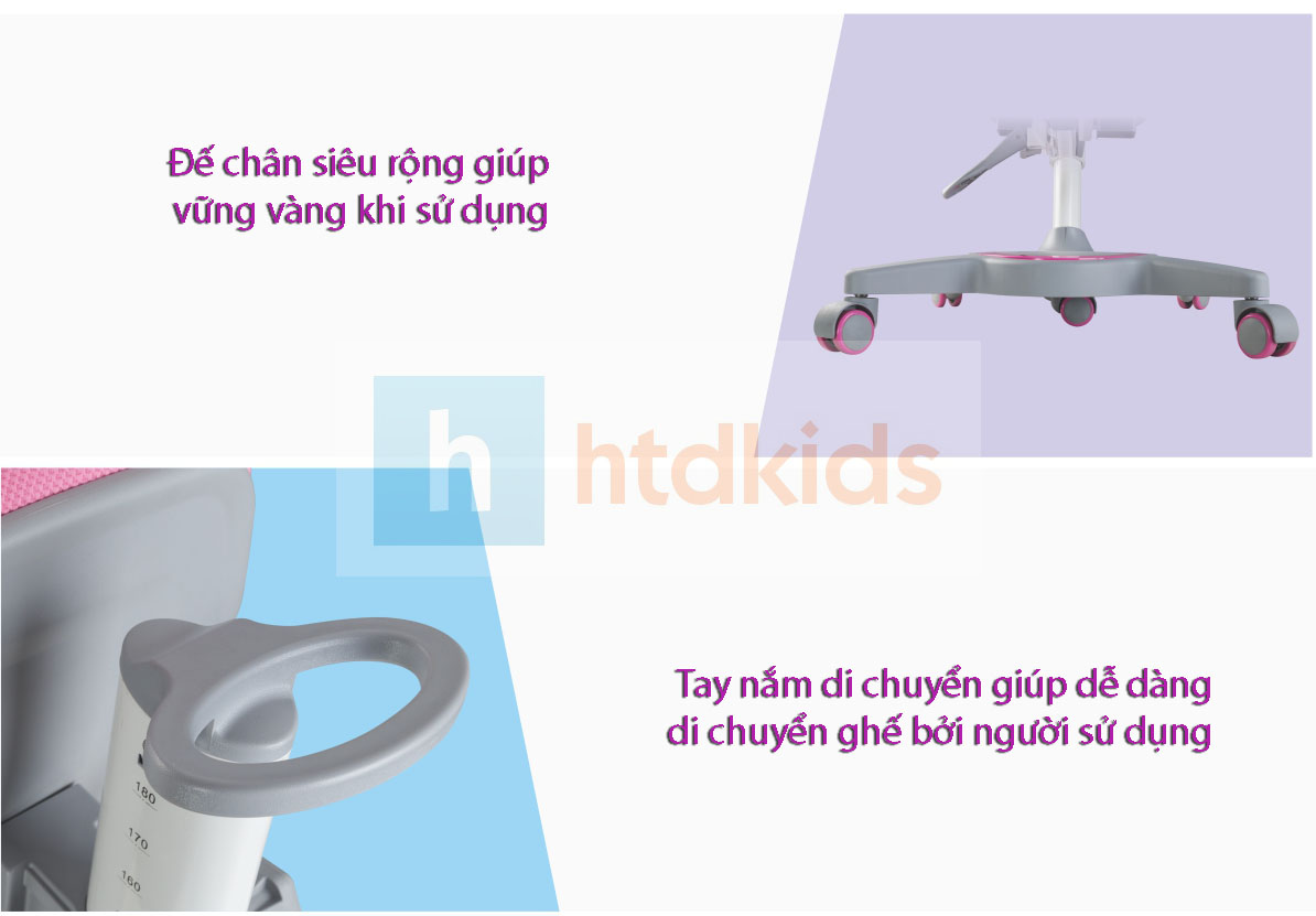 Ghế ngồi học cho thiếu niên điều chỉnh được độ cao 