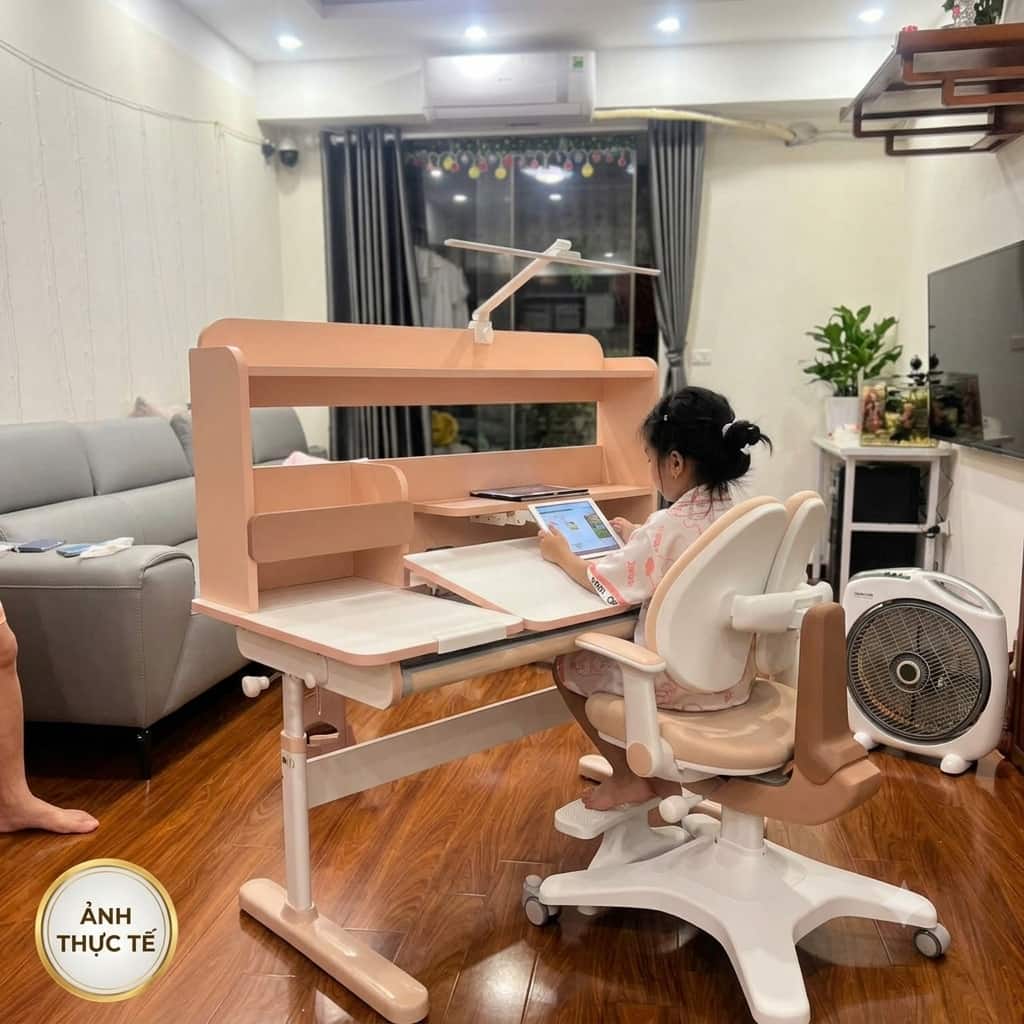 Kích thước chi tiết ghế học sinh chống gù HTDKids model A8 và model Q7.