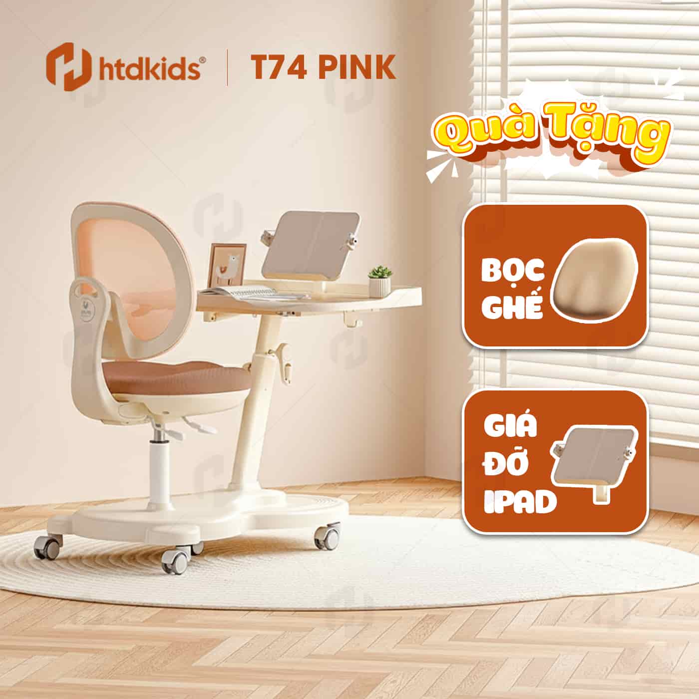 Bộ Bàn Học Thông Minh HTDkids T74