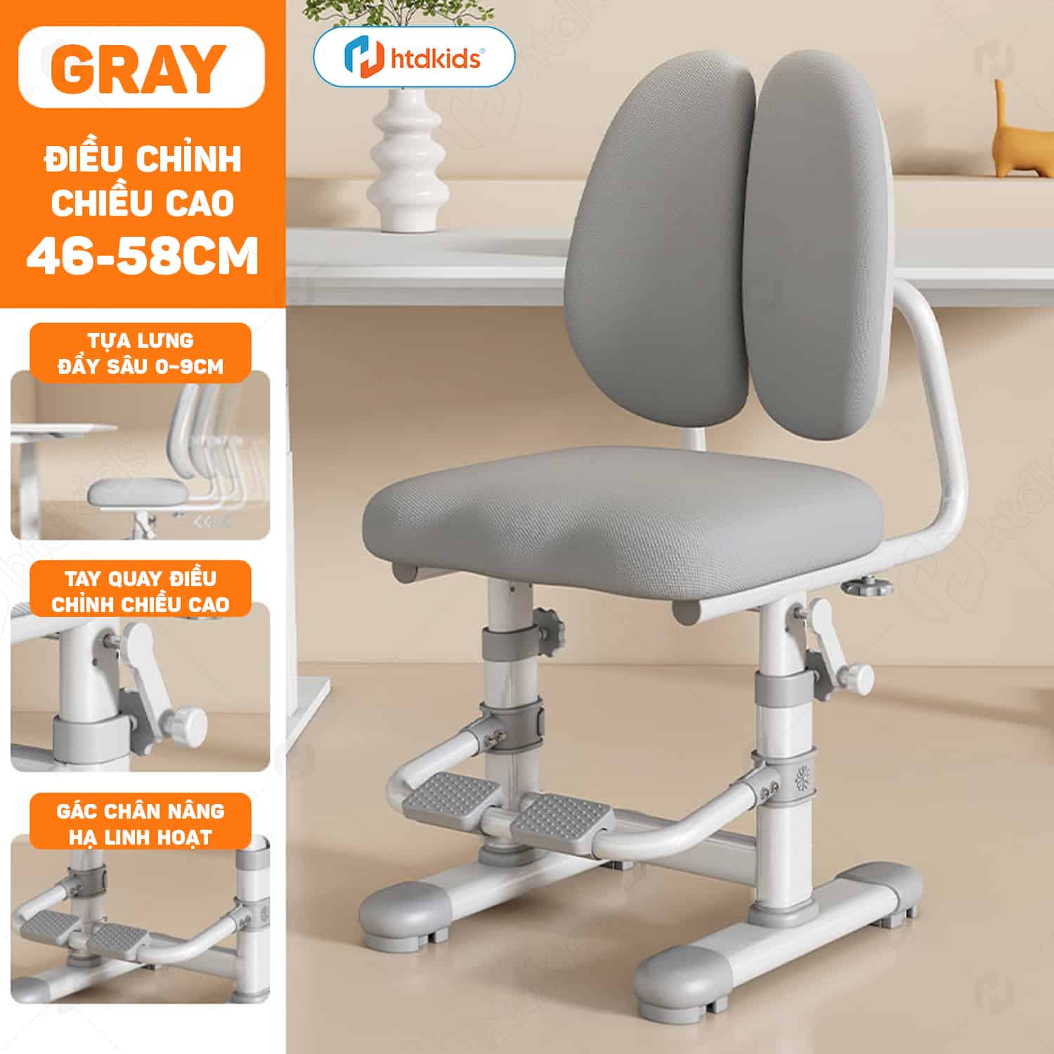 Ghế Chống Gù HTDkids ZX01