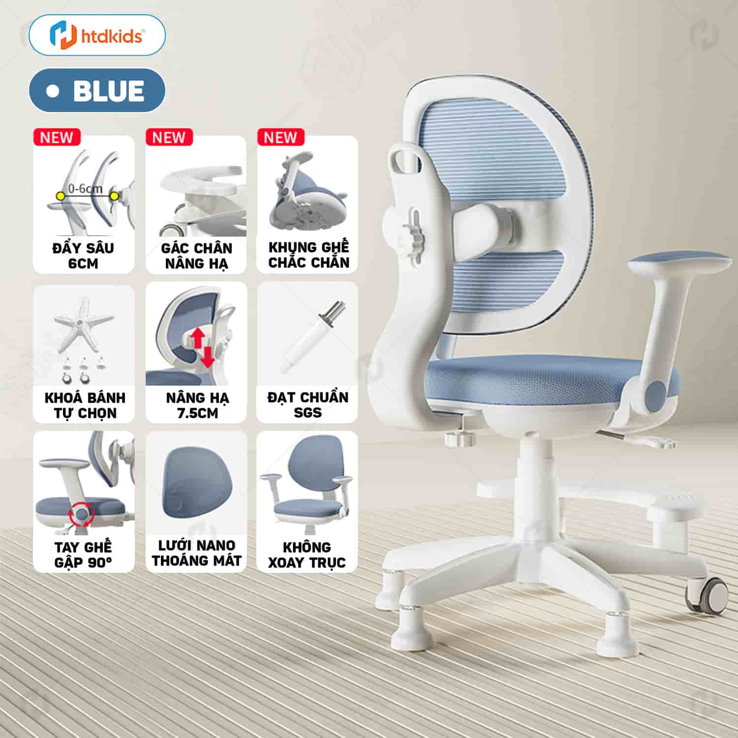 Ghế Chống Gù HTDkids ZX03