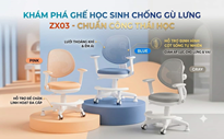 Khám Phá Ghế Học Sinh Chống Gù Lưng ZX03 HTDKids - Chuẩn Công Thái Học