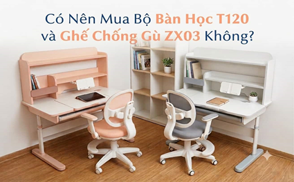 Có Nên Mua Bộ Bàn Học T120 & Ghế chống gù ZX03 Không?